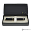 Pilot Custom Urushi Fountain Pen in Black & Gold Trim - 18K Gold Fountain Pen