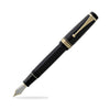 Pilot Custom Urushi Fountain Pen in Black & Gold Trim - 18K Gold Medium Fine Fountain Pen