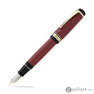 Pilot Custom Urushi Fountain Pen in Vermillion Red Barrel - 18K Gold Fountain Pen