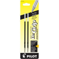 Pilot Dr. Grip Ballpoint Pen Refill in Black - Pack of 2
