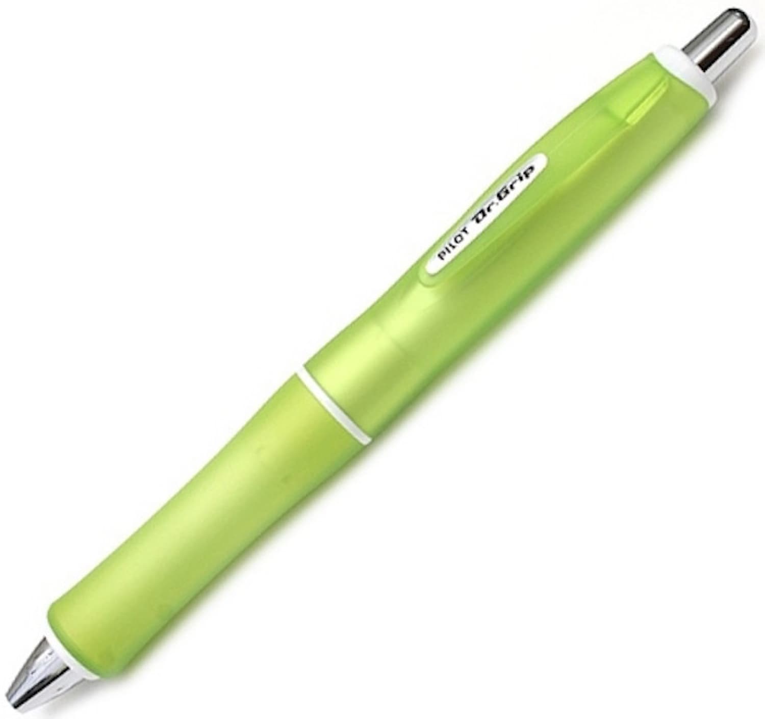 Pilot Dr. Grip Frosted Retractable Ballpoint Pen in Lime Green - Mediu ...