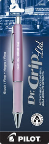 Pilot Dr. Grip Limited Retractable Rolling Ball Gel Pen in Mauve - Fine Point Gel Pen