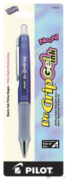 Pilot Dr. Grip Retractable Rollerball Gel Pen - Neon Purple - Fine Point Rollerball Pen