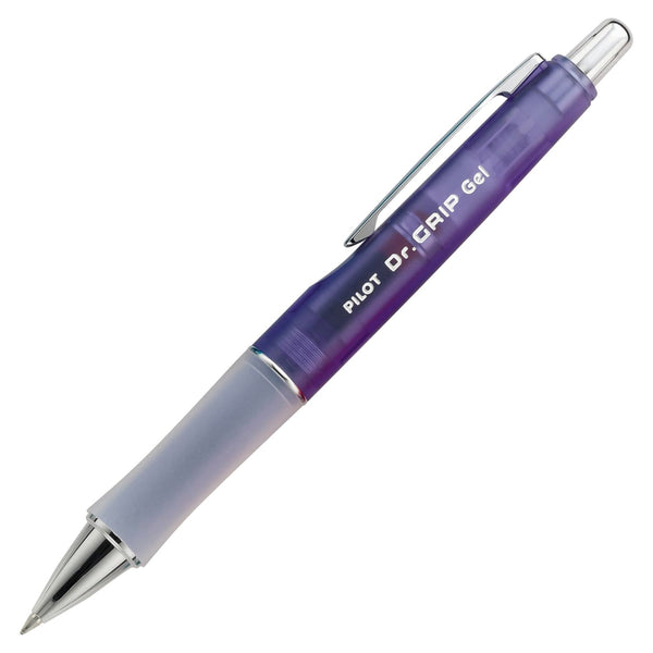 Pilot Dr. Grip Retractable Rollerball Gel Pen - Neon Purple - Fine Point Rollerball Pen