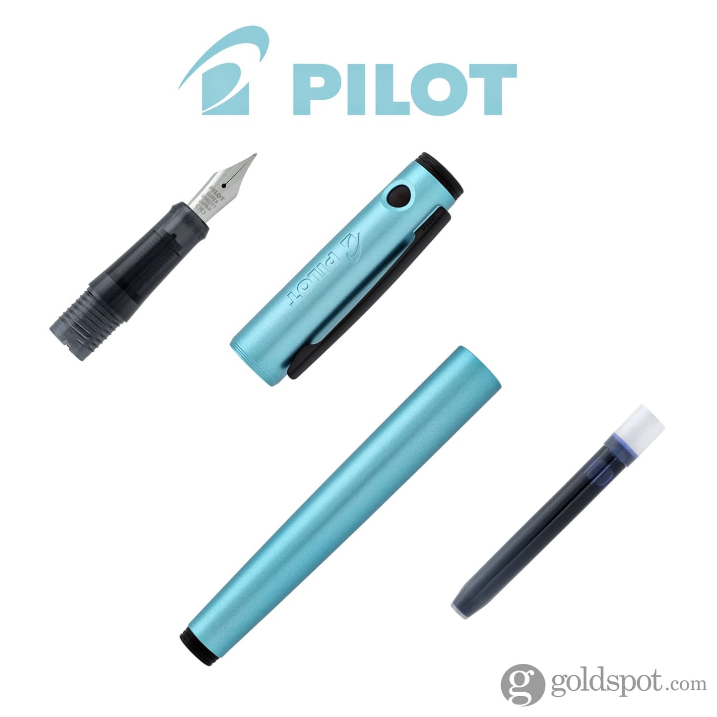 Pilot Explorer Fountain Pen in Turquoise - Medium Point Fountain Pen