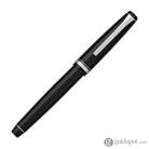 Pilot Falcon Fountain Pen in Black & Rhodium - Soft Flexible Fountain Pen