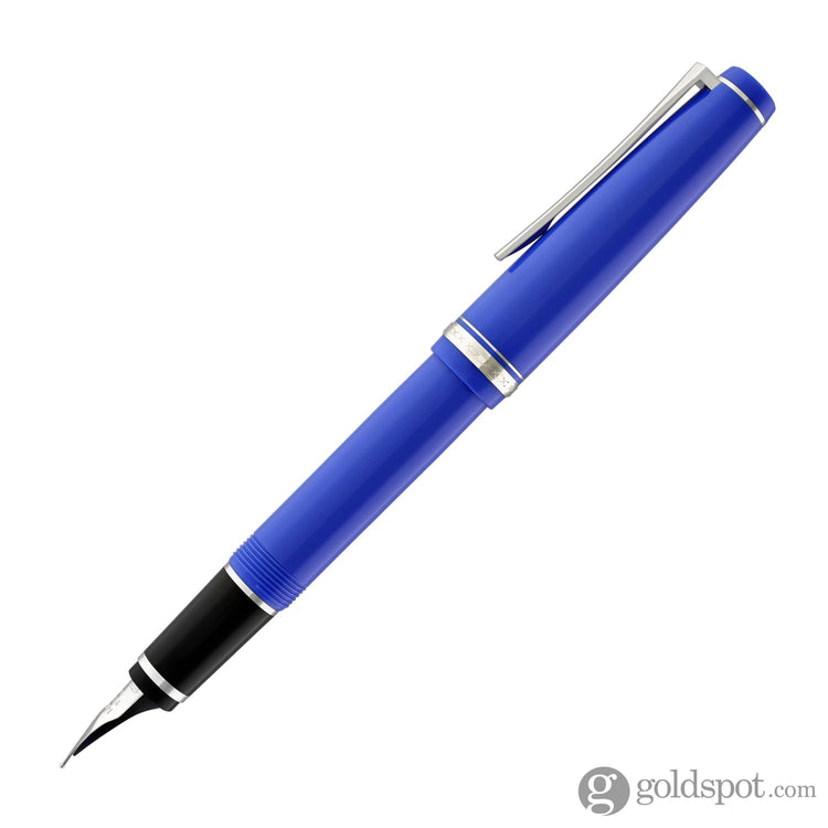 Pilot Falcon Fountain Pen in Resin Blue - 14K Gold Soft Flexible Nib Fountain Pen