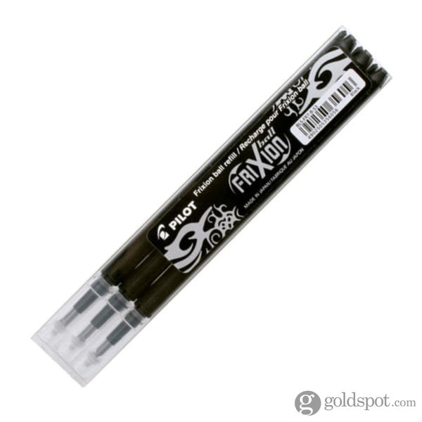 Pilot FriXion Ballpoint Pen Refill in Black - Pack of 3 Extra Fine Ballpoint Pen Refill