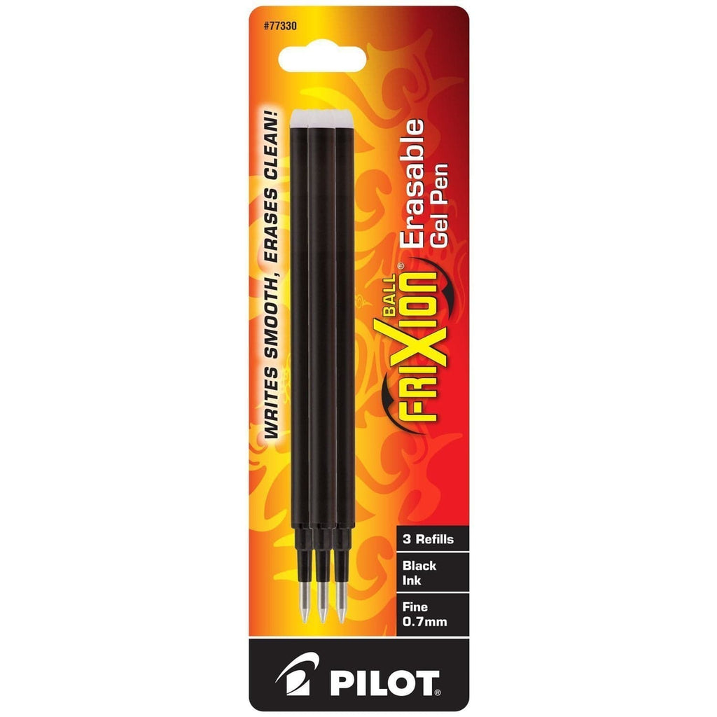 Pilot FriXion Ballpoint Pen Refill in Black - Pack of 3 Ballpoint Pen Refill