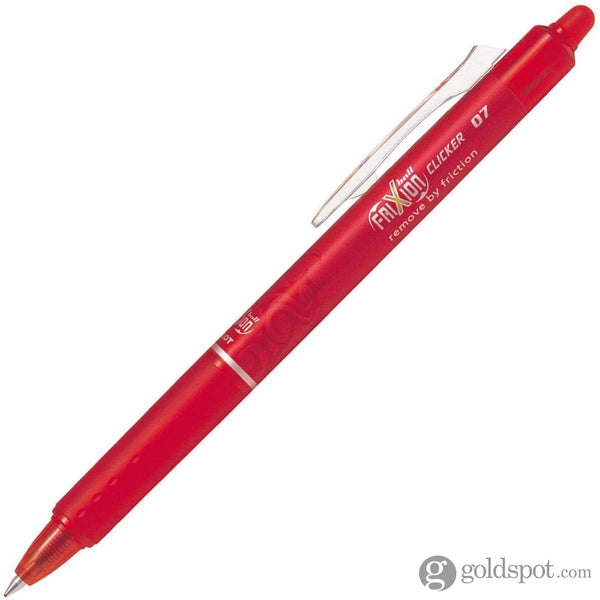 Pilot FriXion Clicker Erasable Gel Pens in Black Blue & Red - Fine Point - Pack of 3 Gel Pen