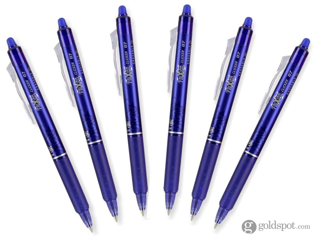  Pilot, FriXion Ball Gel Ink Refills for Erasable Pens, Fine  Point 0.7 mm, Pack of 3, Blue : Office Products