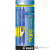 Pilot FriXion Clicker Retractable Erasable Gel Pen in Blue - Fine Point 2 Pack Gel Pen