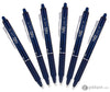 Pilot FriXion Clicker Retractable Erasable Gel Pens in Navy Blue - Fine Point 6 Pack Gel Pen