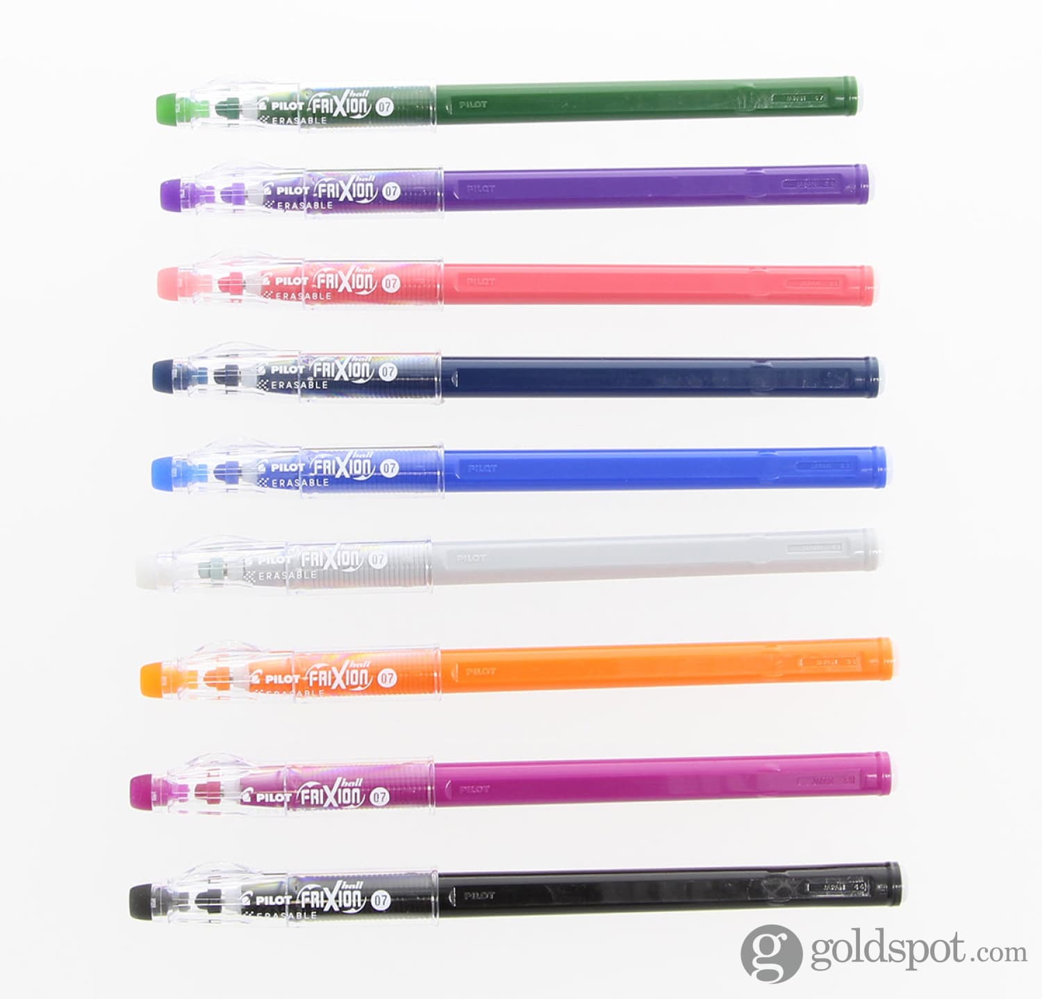 Pilot FriXion Fineliner Erasable Marker Pens in Assorted Colors- Fine -  Goldspot Pens