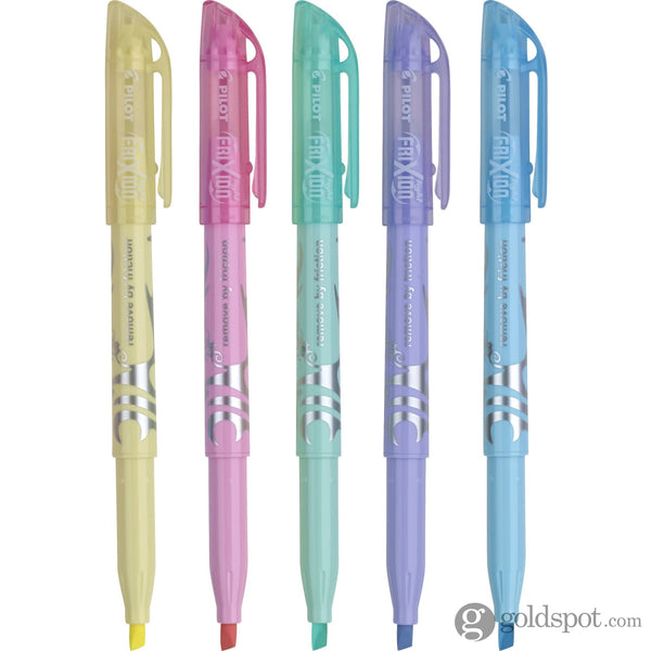 Pilot FriXion Erasable Highlighters in Light Pastel Collection - Chisel Tip - Pack of 5 Marker
