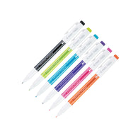 Pilot FriXion Fineliner Erasable Marker Pens in Assorted Colors - Fine Point - Pack of 6