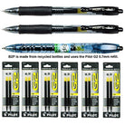 Pilot G2 07 Pen with Refills 0.7mm Black Gel Ink 9 Piece Assortment Pack Gel Pen