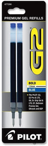 Pilot G2 Gel Pen Refill in Blue 1.0mm Stub Gel Refill