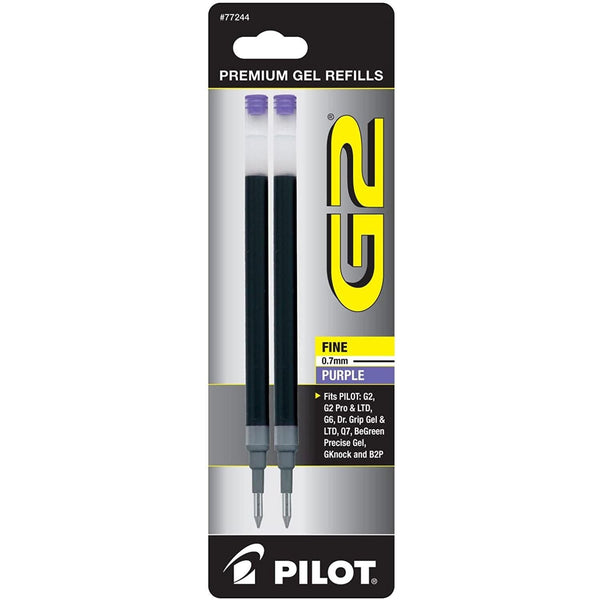 Pilot G2 Gel Pen Refill in Purple - Fine Point Gel Refill