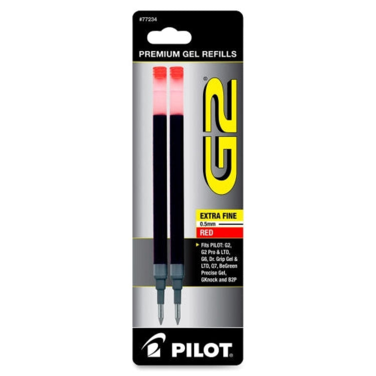 Pilot G2 Gel Pen Refill in Red Gel Refill