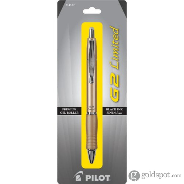 Pilot G2 Limited Retractable Gel Rollerball Pen in Black - Fine Point Gel Pen