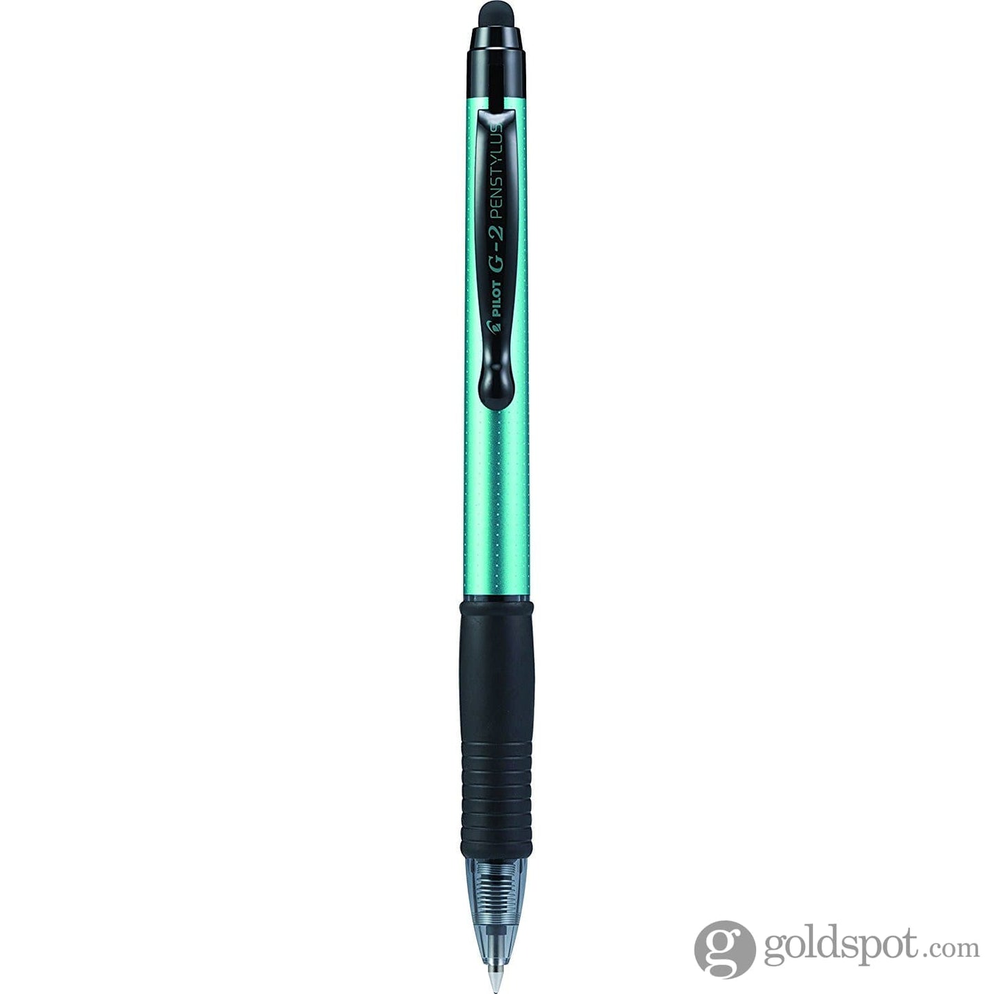 Pilot G2 Gel Pen wit Stylus - Fine Black Ink (Gray Red Turquoise Barrels) Gel Pen