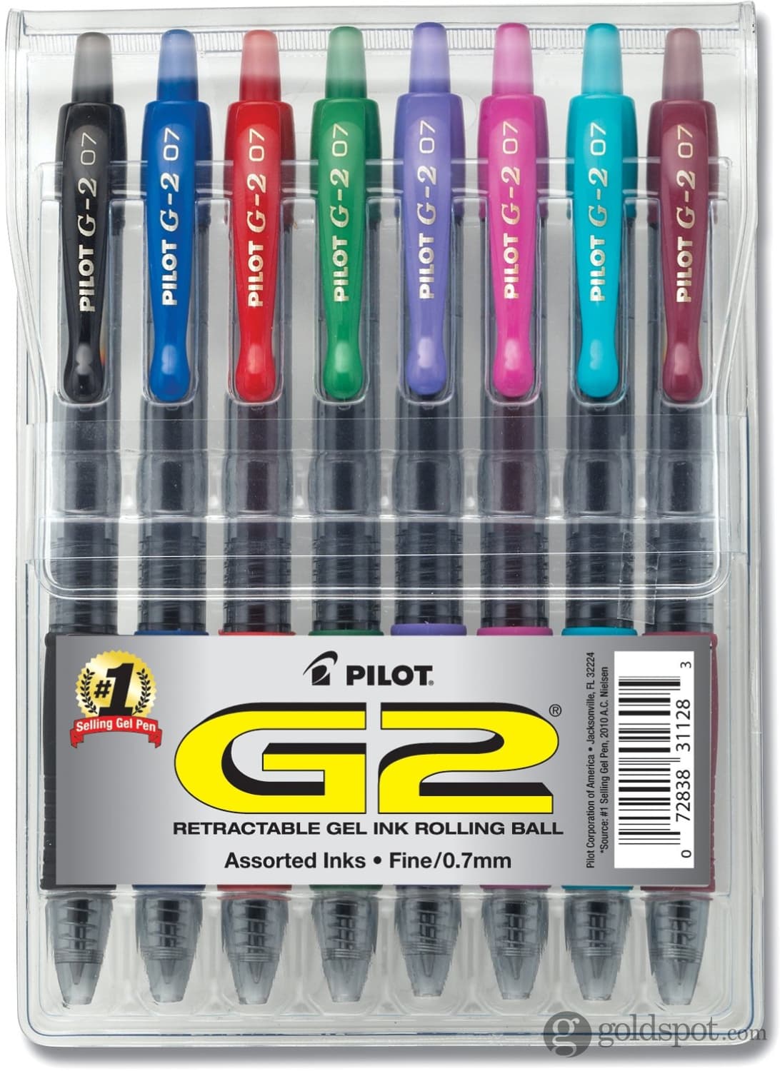 Pilot G2 Gel Pen Refill in Navy Blue - Fine Point - Pack of 2 - Goldspot  Pens