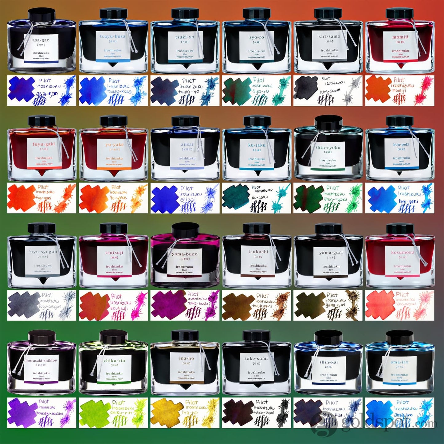 Pilot Iroshizuku Bottled Ink in Asa-Gao (Morning Glory) - 50 mL Bottled Ink