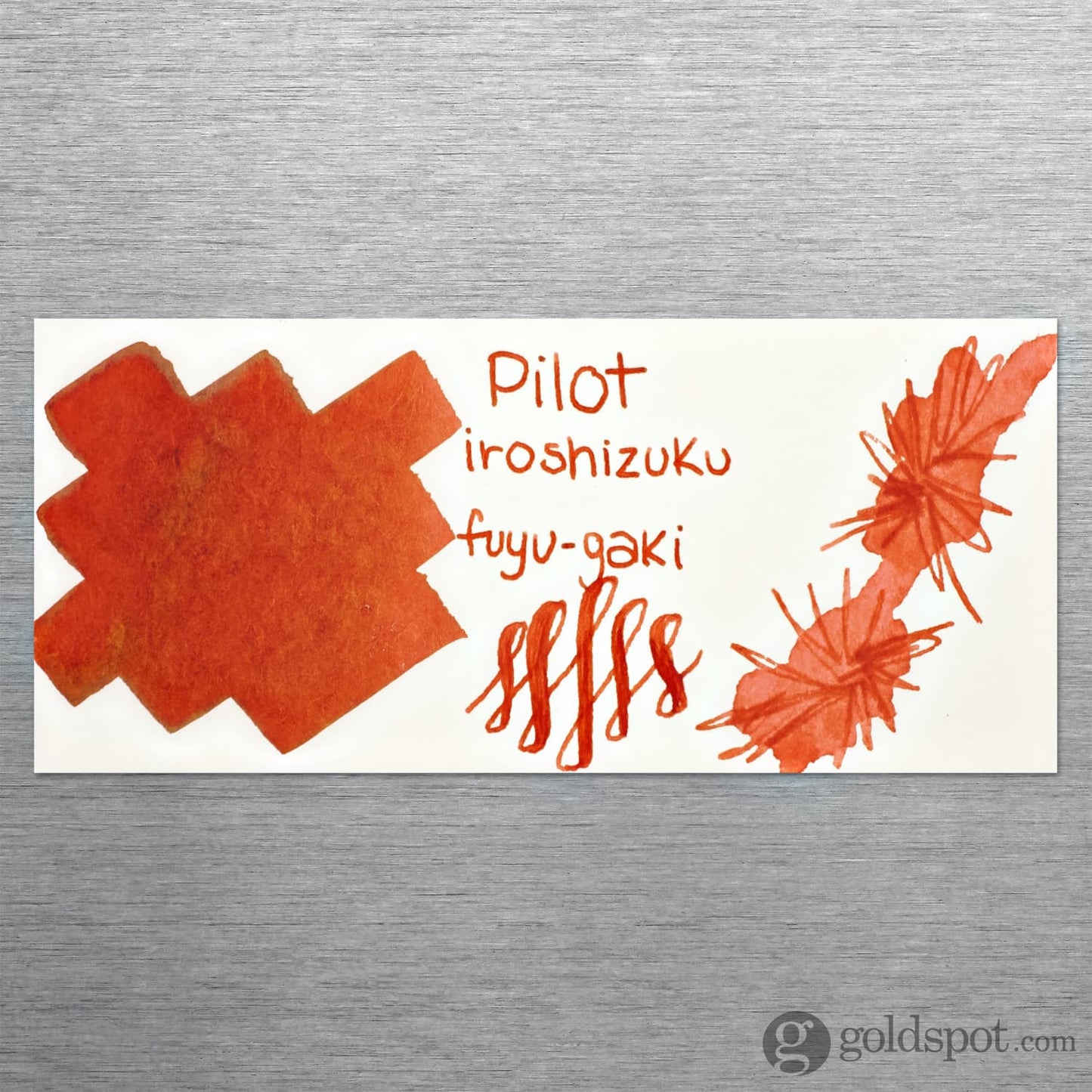 Pilot Iroshizuku Bottled Ink in Fuyu-Gaki Ink (Deep Orange) - 50 mL Bottled Ink