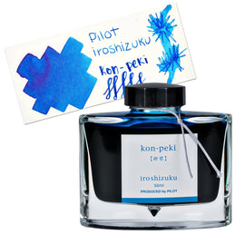 Pilot Iroshizuku Bottled Ink in Kon-Peki Ink (Cerulean Blue) - 50 mL
