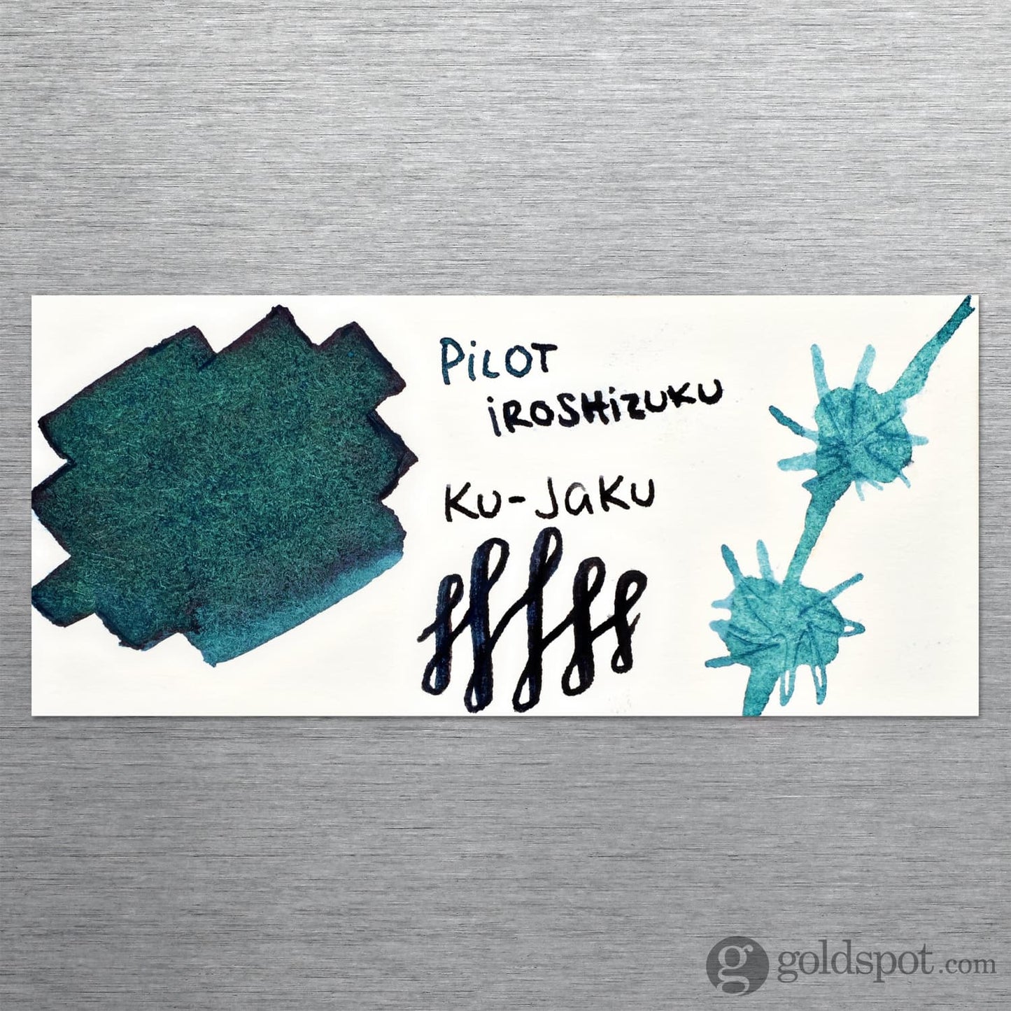 Pilot Iroshizuku Bottled Ink in Ku-Jaku Ink (Peacock) - 50 mL Bottled Ink