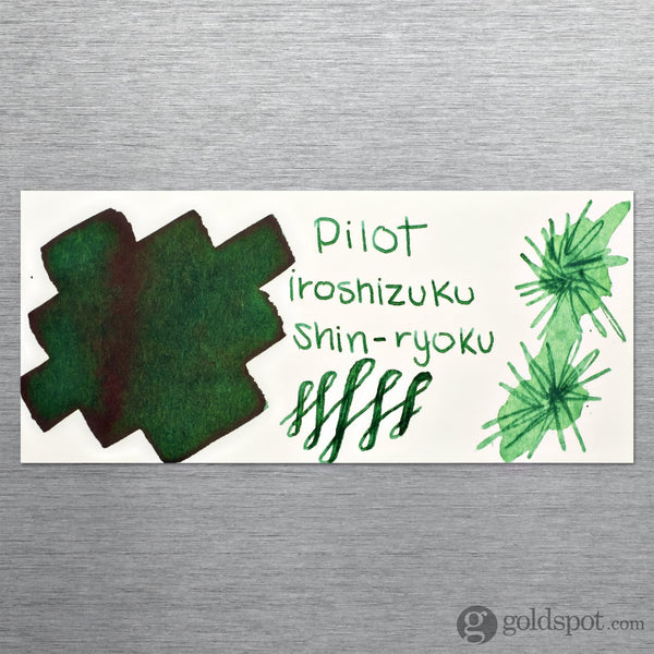 Pilot Iroshizuku Bottled Ink in Shin-Ryoku Ink (Forest Green) - 50 mL Bottled Ink