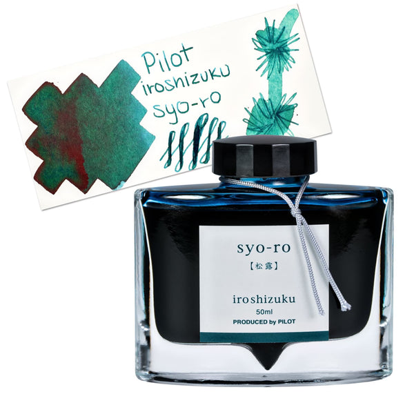 Pilot Iroshizuku Bottled Ink in Syo-Ro Ink (Dew on Pine Tree) - 50 mL Bottled Ink