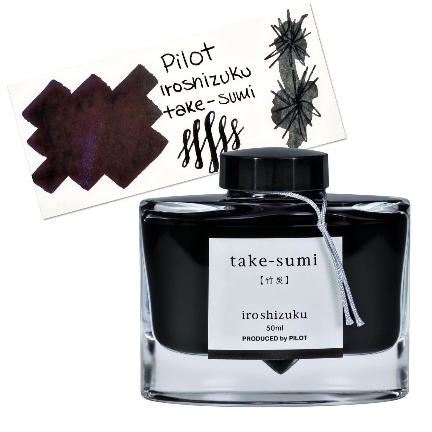 Pilot Iroshizuku Bottled Ink in Take-Sumi Ink (Bamboo Charcoal Black) - 50 mL Bottled Ink