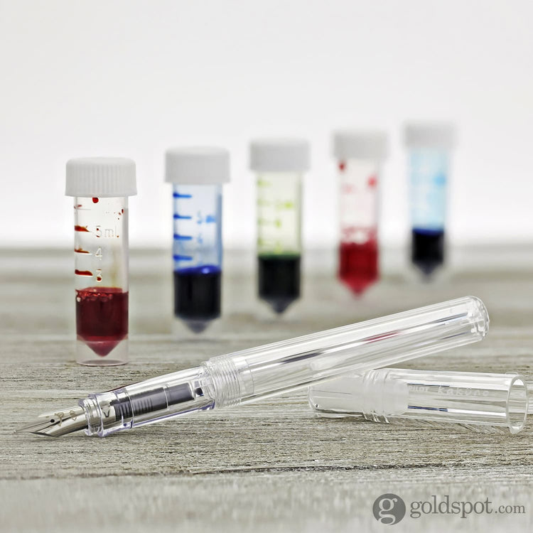Pilot Kakuno Demonstrator Fountain Pen and Ink Gift Set - Medium Point Gift Set