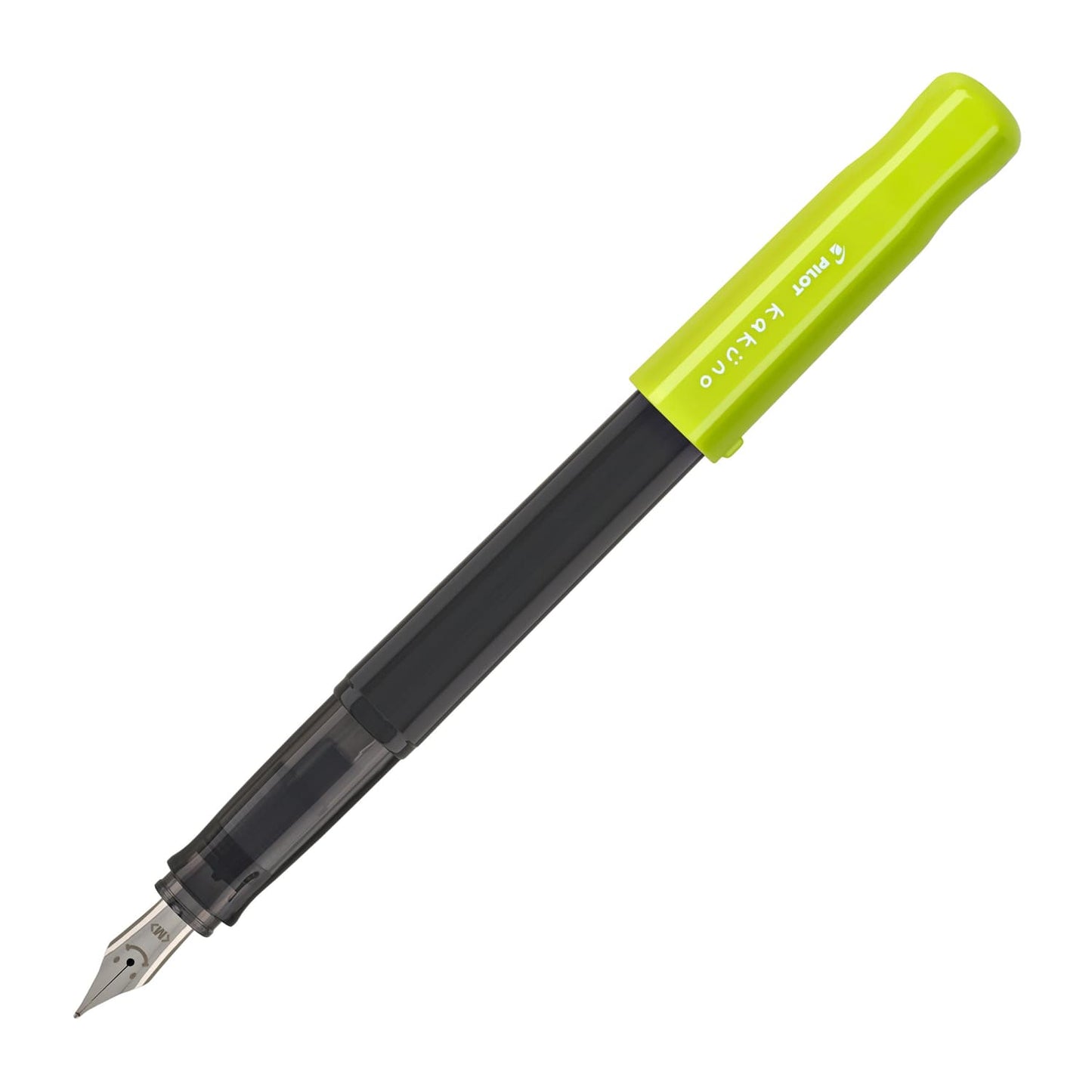 Pilot Kakuno Fountain Pen in Lime Green/Grey - Medium Point Fountain Pen