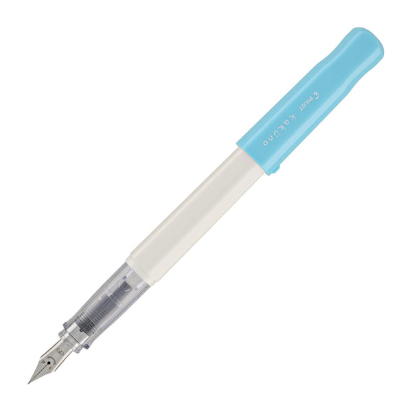 Pilot Kakuno Fountain Pen in Turquoise/White - Fine Point Fountain Pen