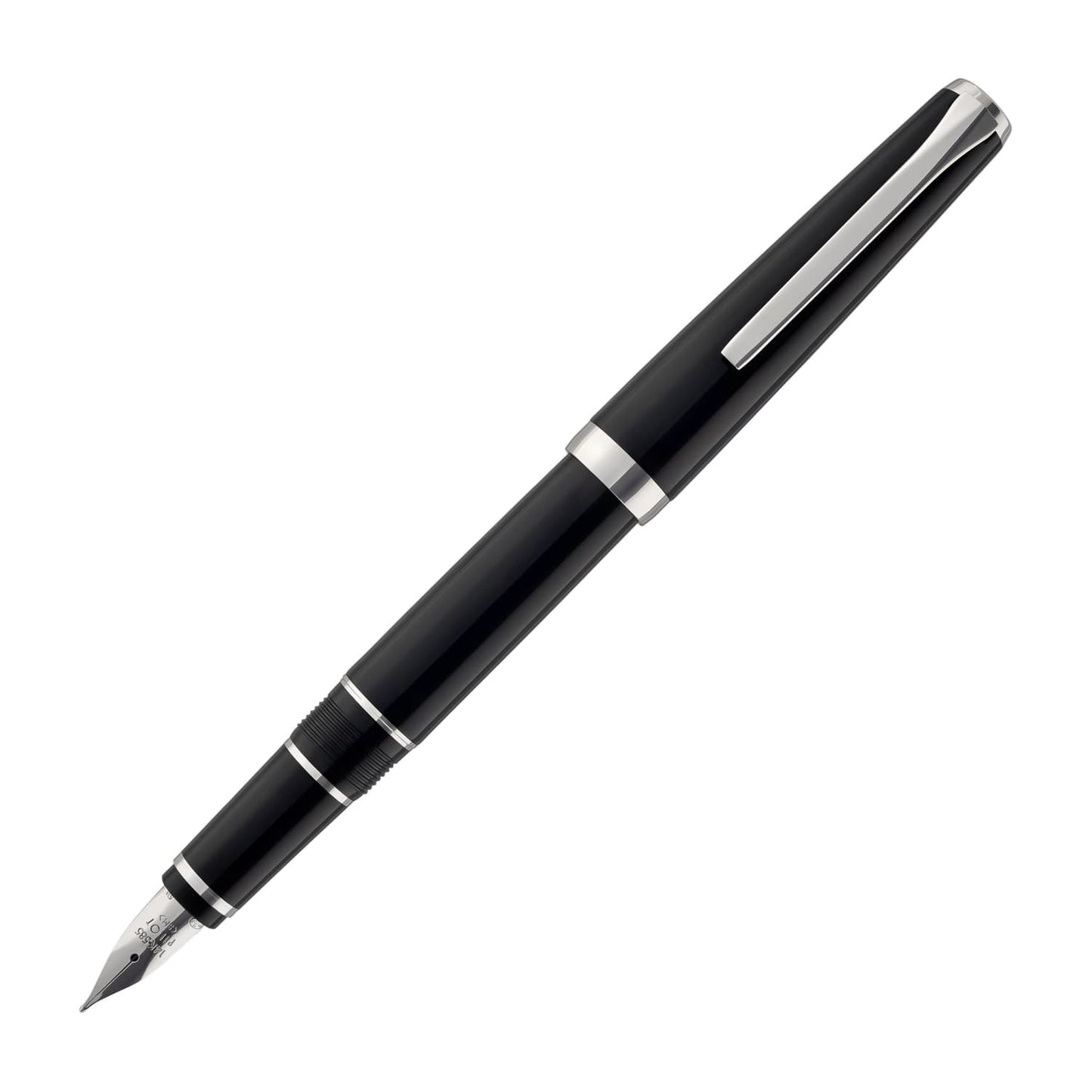 Pilot Metal Falcon Fountain Pen in Black - Soft Flexible Fountain Pen