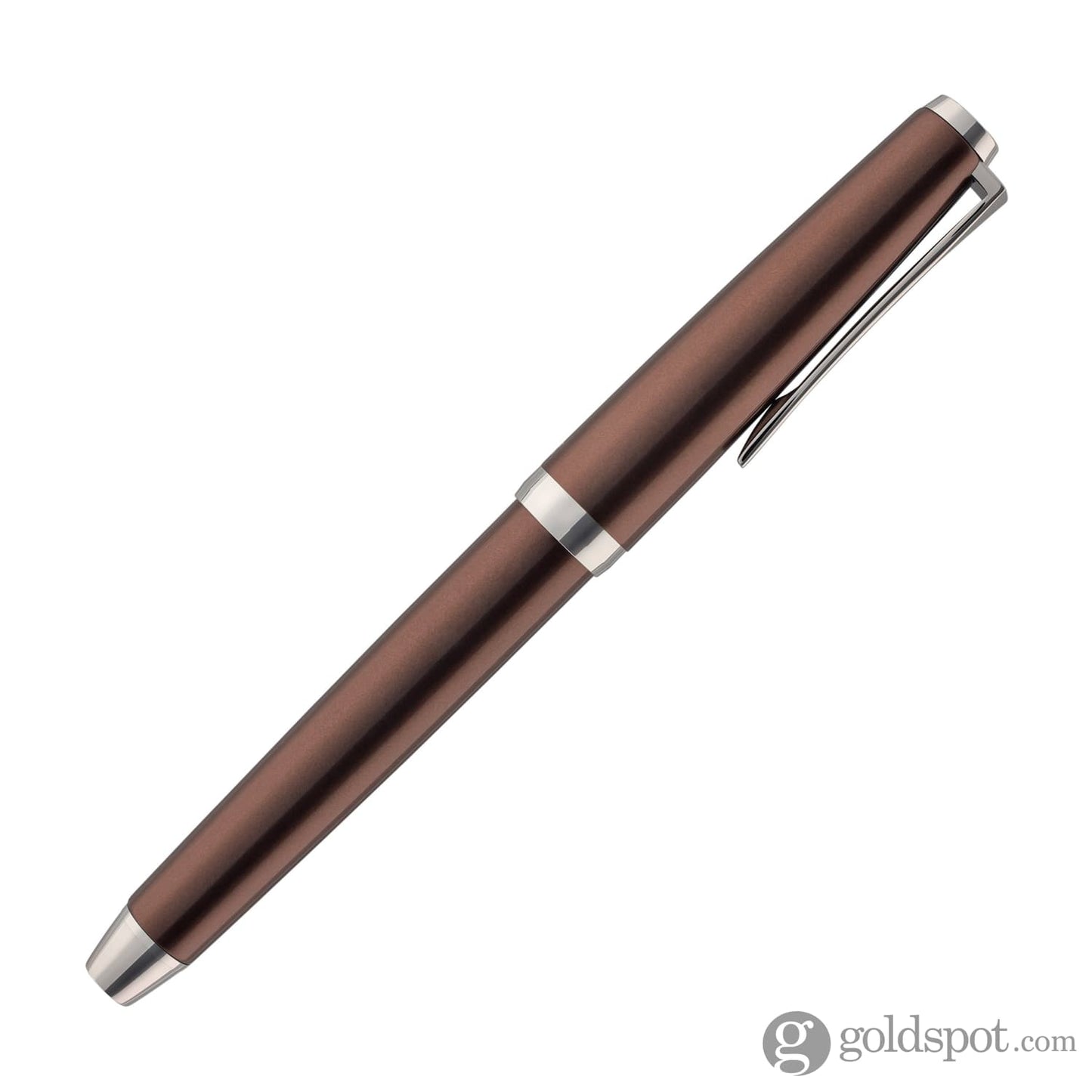 Pilot Metal Falcon Fountain Pen in Brown - Soft Flexible Fountain Pen