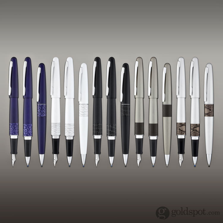 Pilot Metropolitan Animal Ballpoint Pen in Leopard Matte Violet Ballpoint Pen