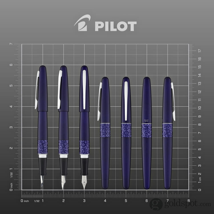 Pilot Metropolitan Animal Fountain Pen in Leopard (Matte Violet) Fountain Pen