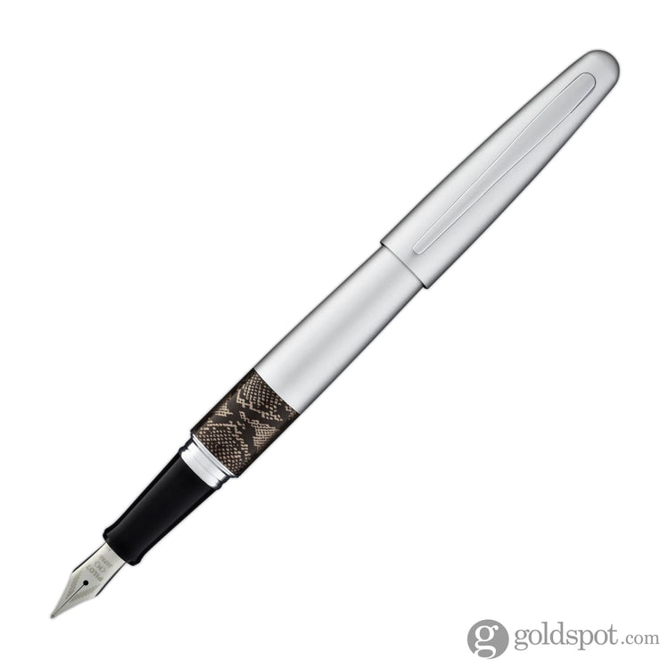 Pilot Metropolitan Animal Fountain Pen in Python (Matte Silver) Medium Fountain Pen