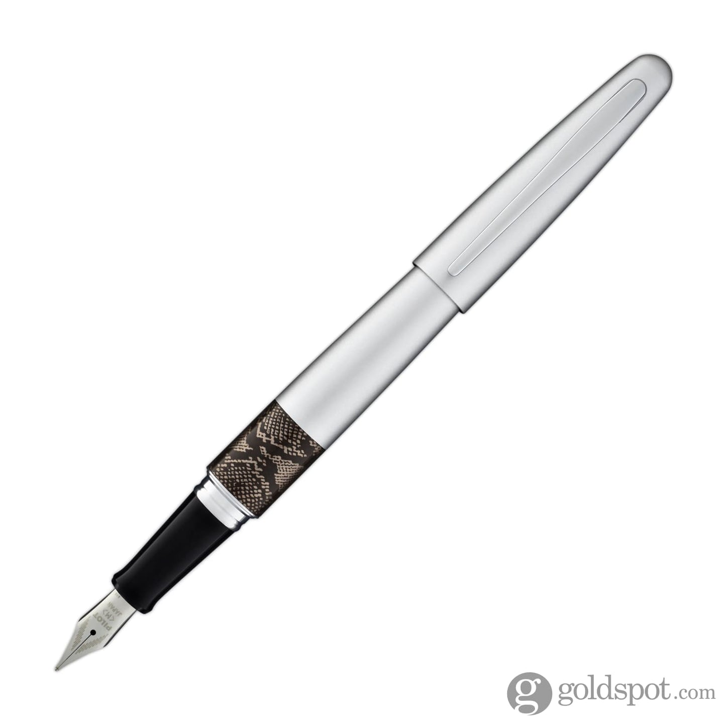 Pilot Metropolitan Animal Fountain Pen in Python (Matte Silver) Fine Fountain Pen