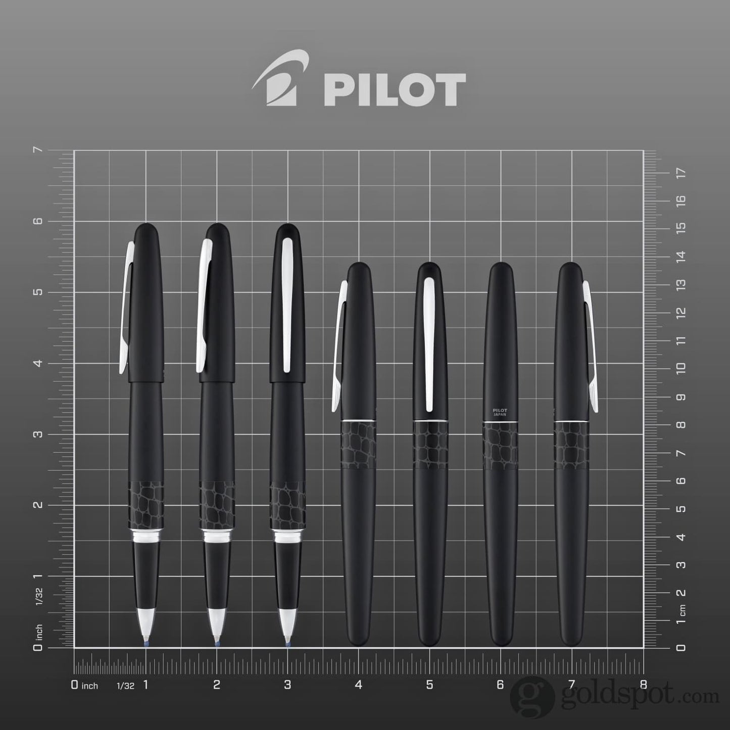 Pilot Metropolitan Animal Rollerball Pen in Crocodile (Matte Black) Rollerball Pen