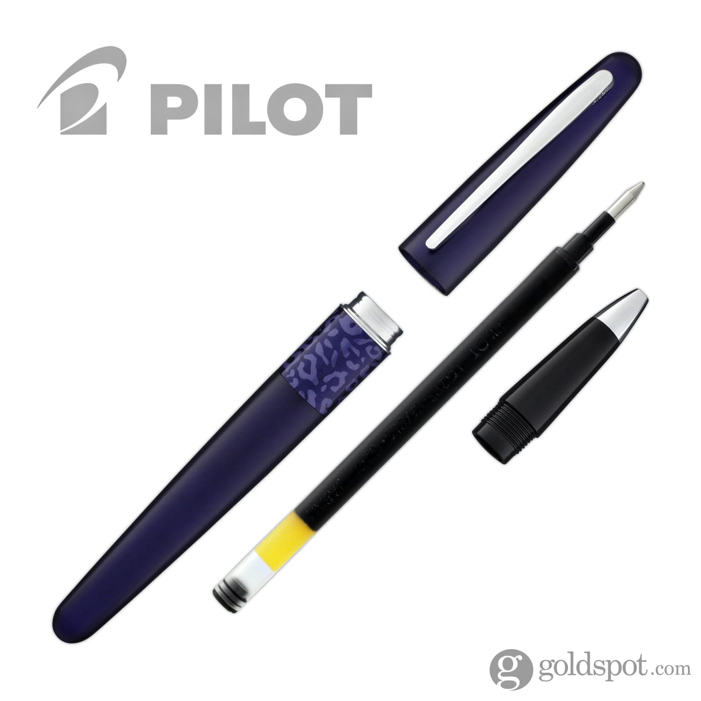 Pilot Metropolitan Animal Rollerball Pen in Leopard (Matte Violet) Rollerball Pen