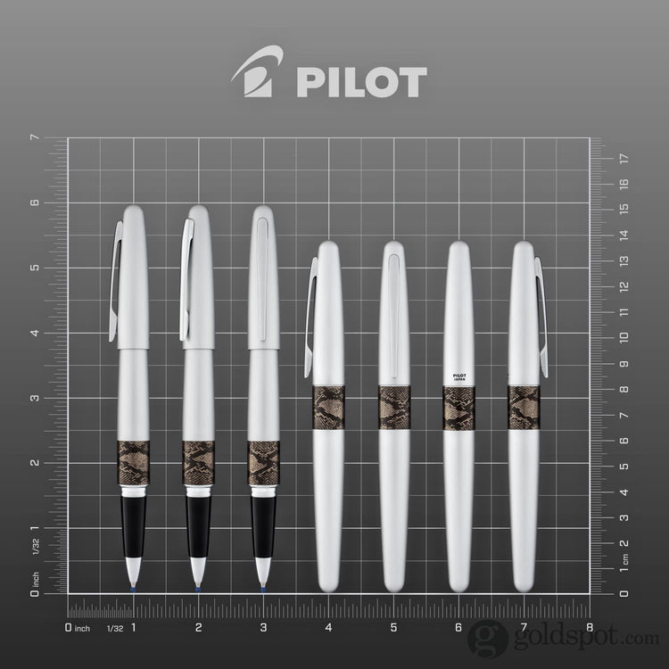Pilot Metropolitan Animal Rollerball Pen in Python (Matte Silver) Rollerball Pen