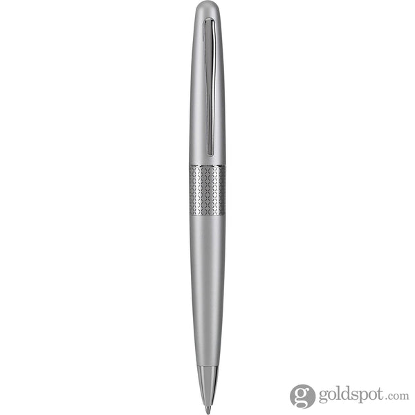 Pilot Metropolitan Ballpoint Pen in Silver with Zig Zag Pattern Ballpoint Pen