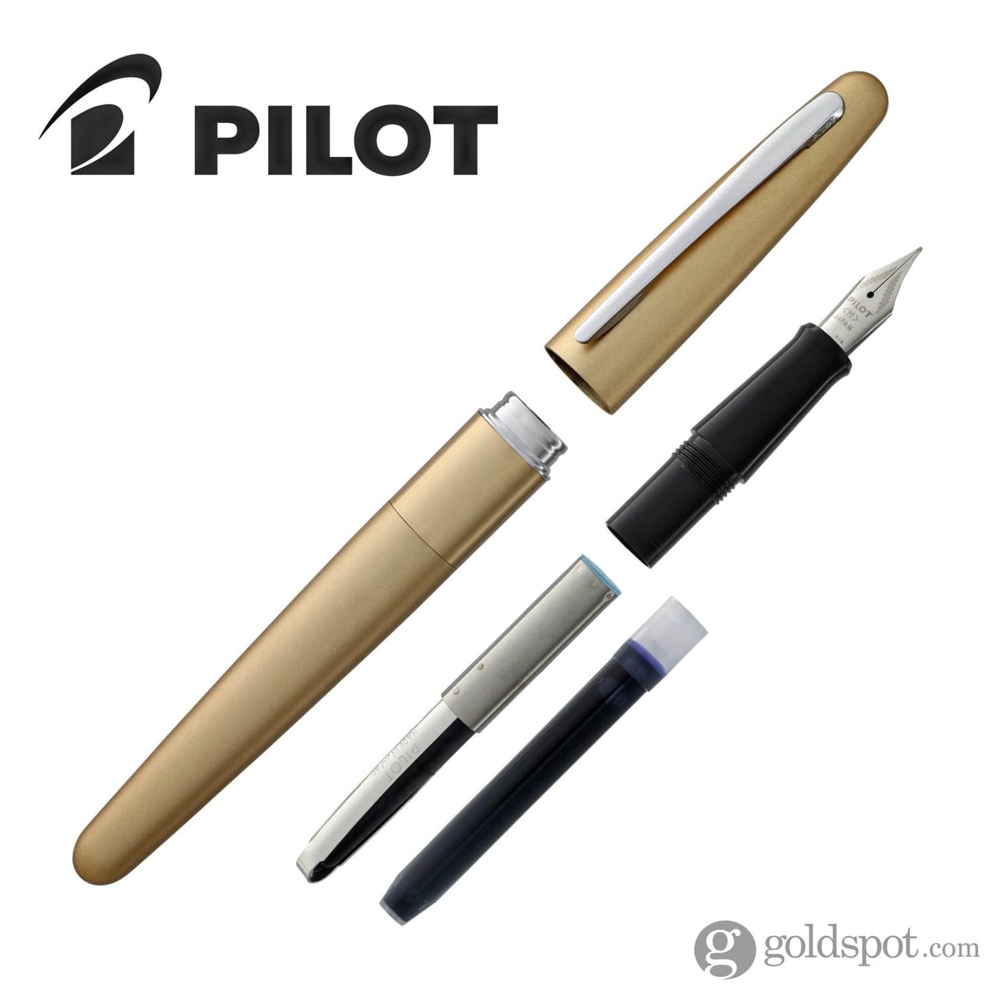 Pilot Metropolitan Classic Fountain Pen in Gold Fountain Pen