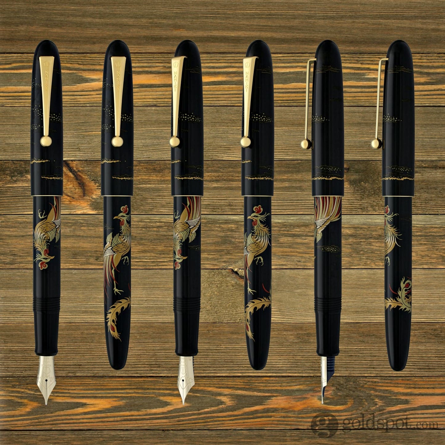 Pilot Namiki Nippon Art Fountain Pen - Chinese Phoenix - 18K Gold Medium Point Fountain Pen