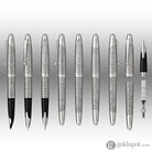 Pilot Namiki Sterling Collection Fountain Pen in Silvern Ishidatami - 18K Gold Fountain Pen